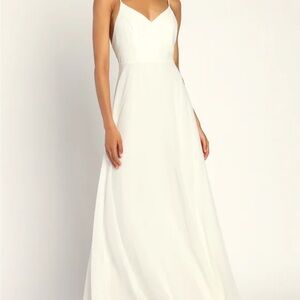 Lulus White Maxi Dress